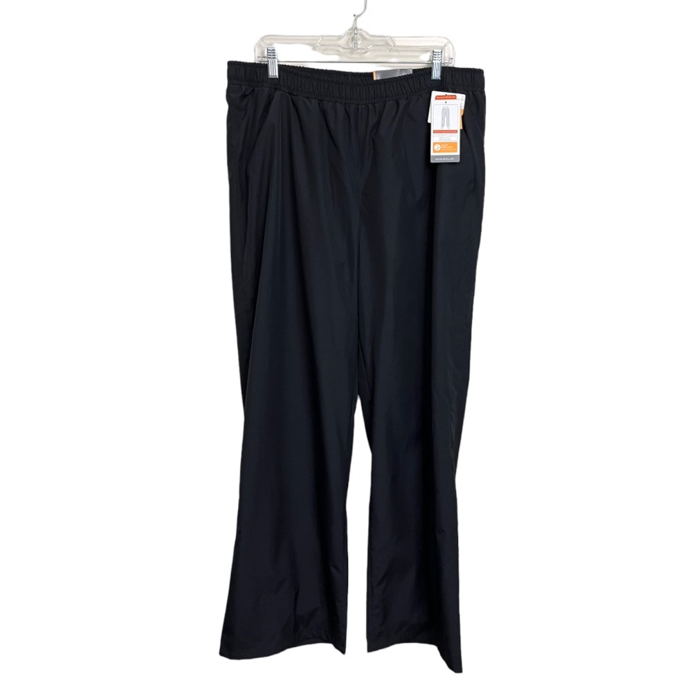 NEW Champion Women's Size XL Black Track Layering Pants Zipper Ankle